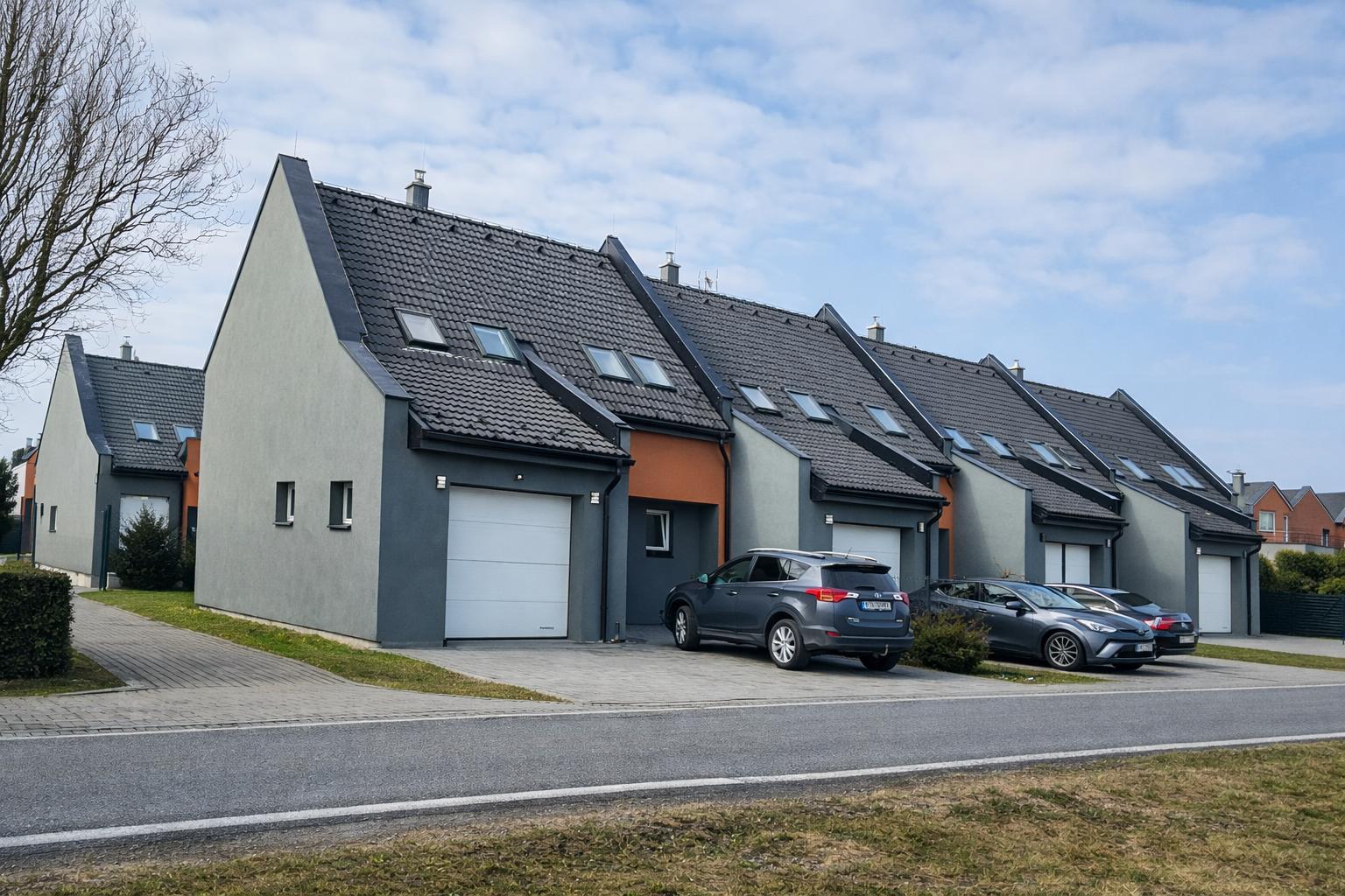 Projekt řadových domů v Havířově